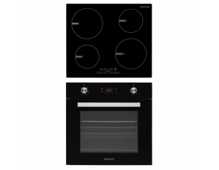 Комплект Духова шафа електрична GEO 62-1310 black + Варильна поверхня індукційна GIH 614