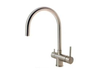 Змішувач кухонний Fabiano FKM 31.5 S/Steel Inox