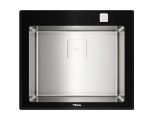 Кухонна мийка Teka DIAMOND 1B BK (115000075) чорне скло