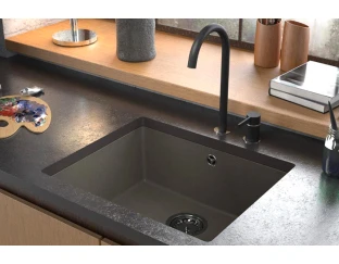 Кухонная мойка Fabiano Quadro 55x46 Grey Metallic