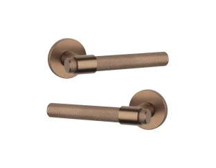 Дверна ручка STILE GOYA R 7S ST світло-коричневий LIGHT BROWN (тонка розетка)