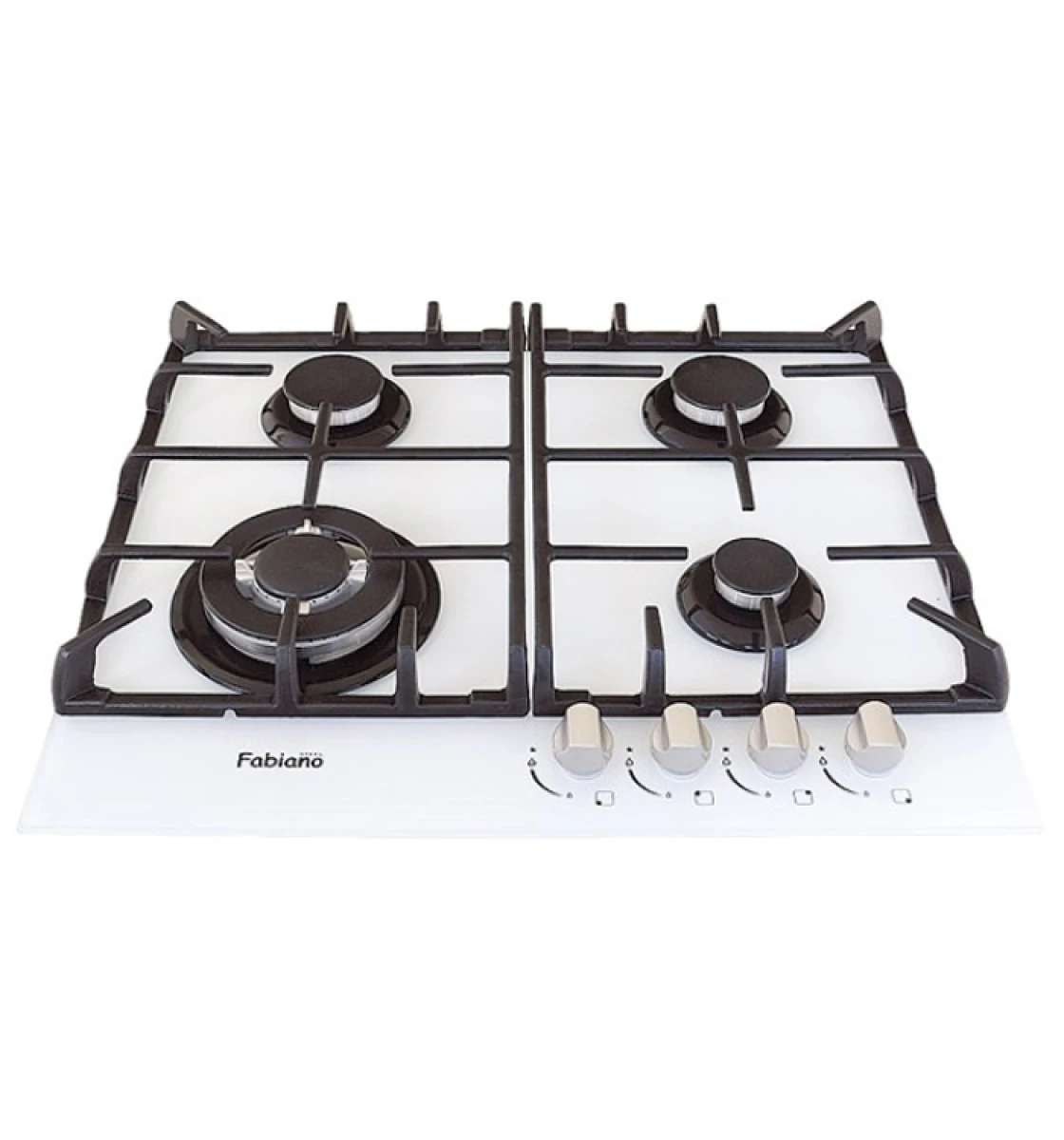 Газова варильна поверхня Fabiano FHG 10-44 VGH-T White Glass