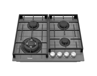 Газова варильна поверхня Fabiano FHG 8244 VGHT Titanium Glass