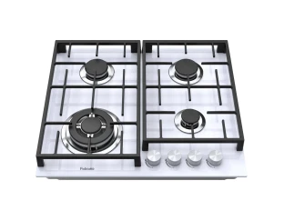 Газова варильна поверхня Fabiano FHG 8244 VGHT White Glass