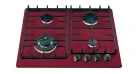 Газовая варочная поверхность Fabiano FHG-R 27-44 VGH-T Burgundy Фото №1