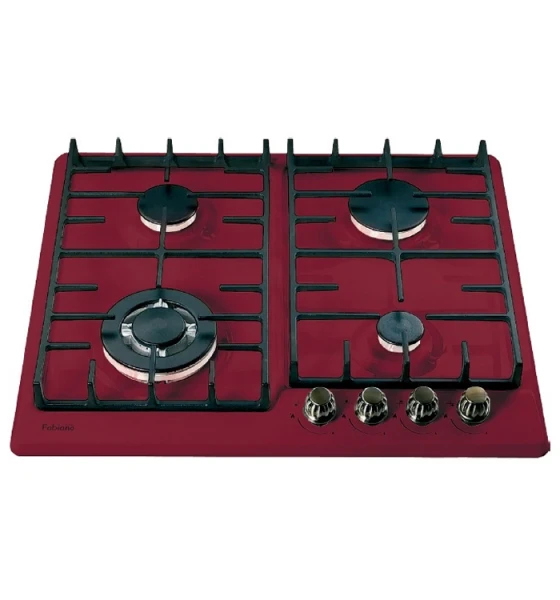 Газовая варочная поверхность Fabiano FHG-R 27-44 VGH-T Burgundy