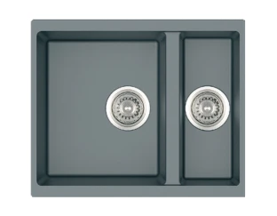 Кухонна мийка Fabiano Quadro 56x46x15 Titanium