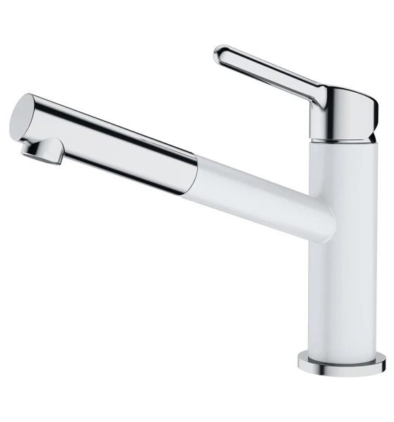 Змішувач кухонний Franke Orbit Pull Out (115.0623.139) білий
