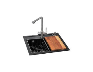 Кухонна станція GRANADO Optimal Lerida Black shine
