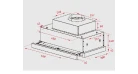 Витяжка кухонна Teka CNL 6815 PLUS (40436840) нержавіюча сталь Фото №2