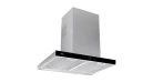 Витяжка кухонна Teka Ultraslim DLH 686 T (40487180) нержавіюча сталь / чорне скло Фото №1