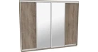 Шкаф купе трехдверный Новатор Н 4236 (220х60х230) Фото №3