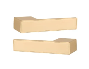 Дверна ручка STILE EHIME WC RTH матова латунь GOLD SATIN