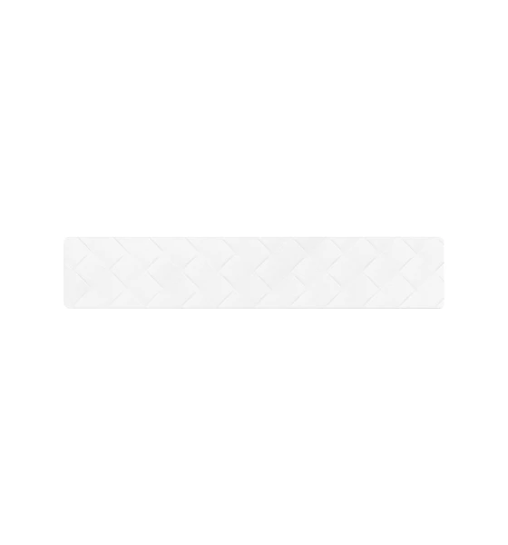 Декоративная вставка (инсерт) для ручки APRILE Hedera без отверстия под WC-фиксатор белый декорированный
