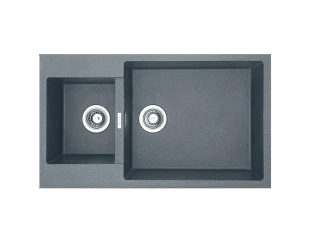 Кухонна мийка Fabiano Quadro 86x50x15 Titanium