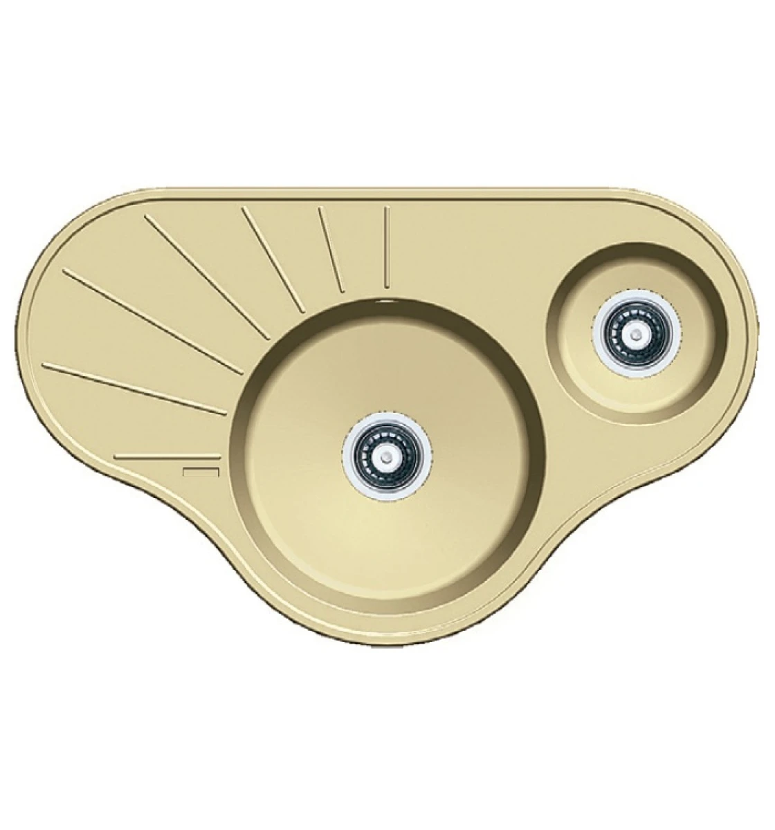 Кухонная мойка Fabiano Arc 94x58x15 Beige