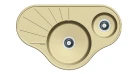 Кухонная мойка Fabiano Arc 94x58x15 Beige Фото №1