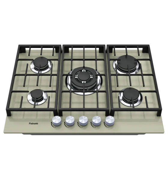 Газова варильна поверхня Fabiano FHG 8255 VGHT Champagne Glass