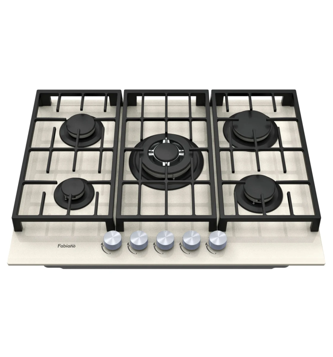 Газова варильна поверхня Fabiano FHG 8255 VGHT Cream Glass