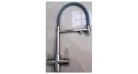 Смеситель кухонный Fabiano FKM 31.43 Inox Black Фото №3