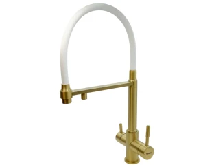 Змішувач кухонний Fabiano FKM 3143 Light Gold