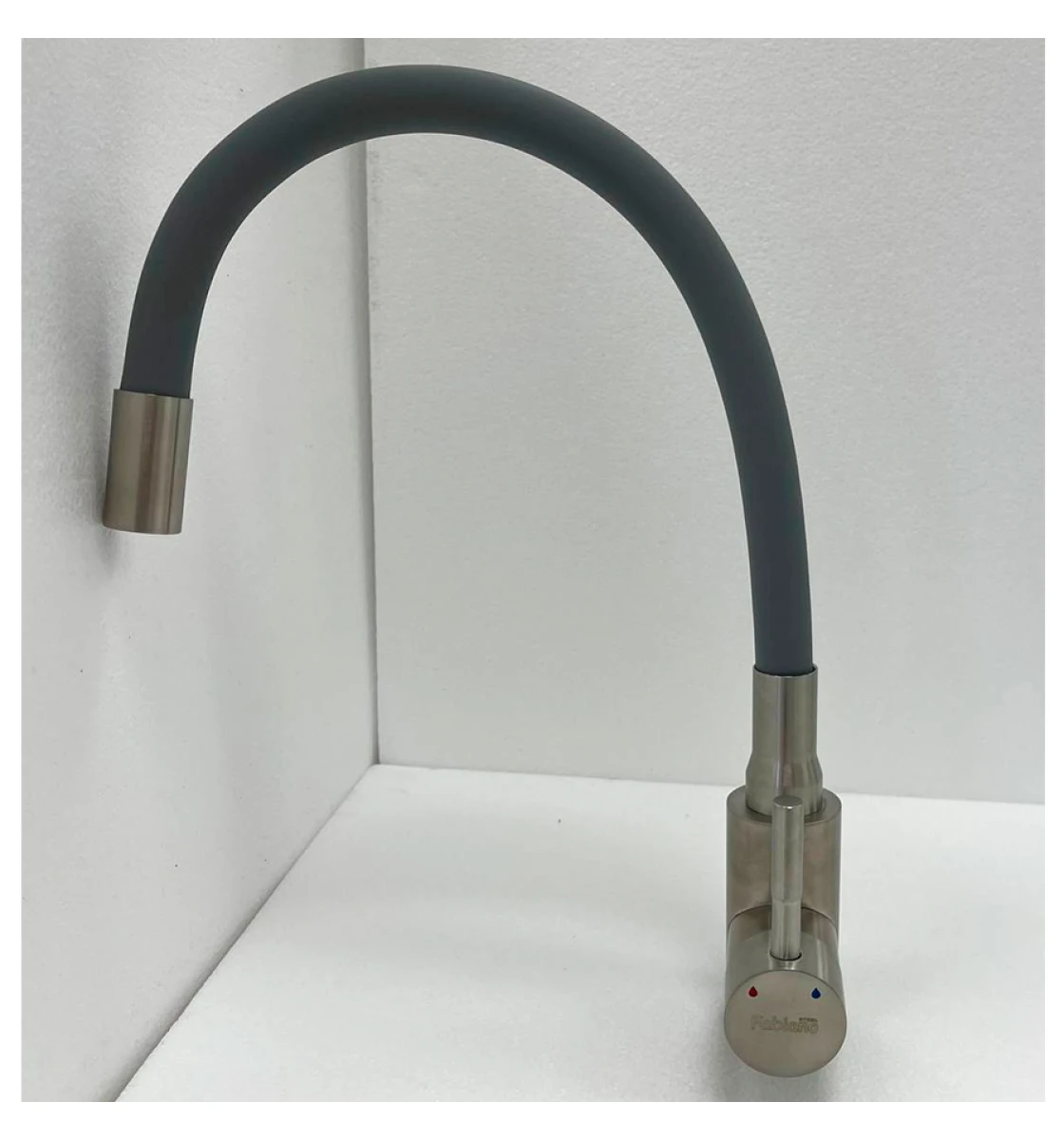 Смеситель кухонный Fabiano FKM 56 SS Flex Inox (Grey)