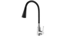 Змішувач кухонний Fabiano FKM 73 SS Flex Inox Фото №1