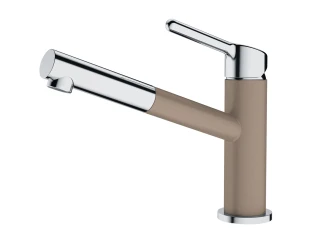 Смеситель кухонный Franke Orbit Pull Out (115.0623.147) миндаль