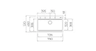 Кухонна мийка Teka NOVA 80 WS-TG 1B (115230057) чорний Фото №2