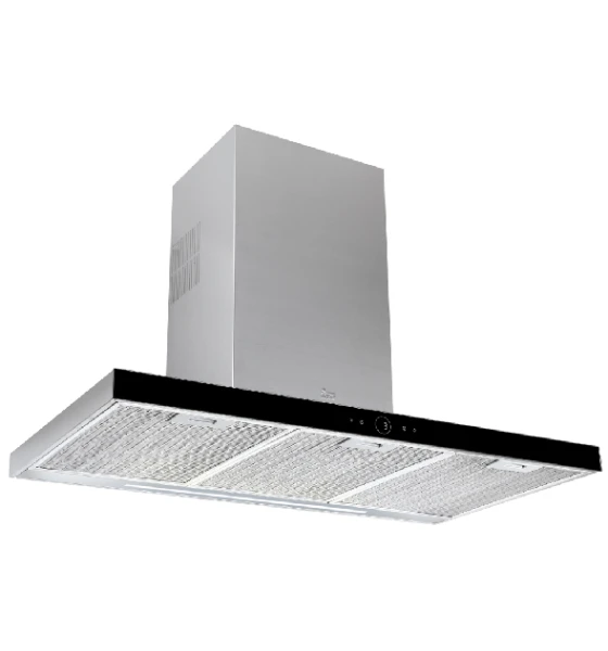 Витяжка кухонна Teka DLH 986 T (40487182) нержавіюча сталь / чорне скло