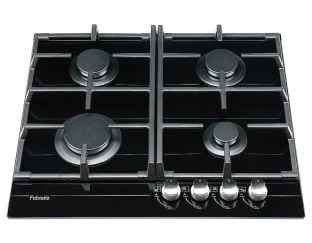 Газова варильна поверхня Fabiano FHG 1244 VGH Black Glass