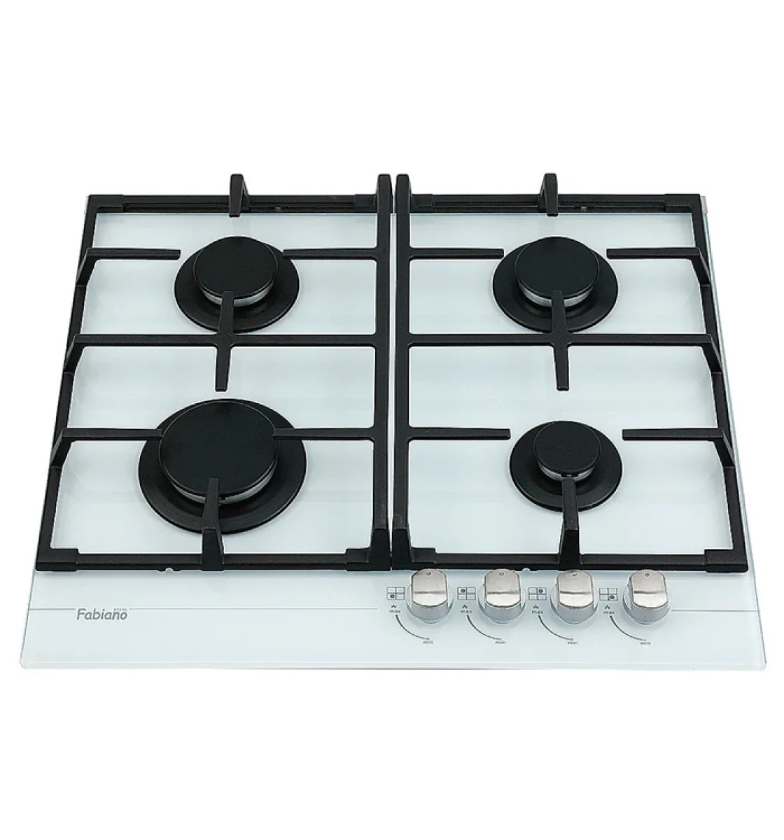 Газова варильна поверхня Fabiano FHG 1244 VGH White Glass