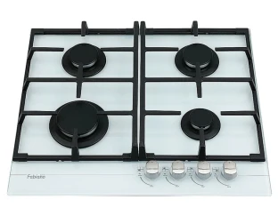 Газова варильна поверхня Fabiano FHG 1244 VGH White Glass
