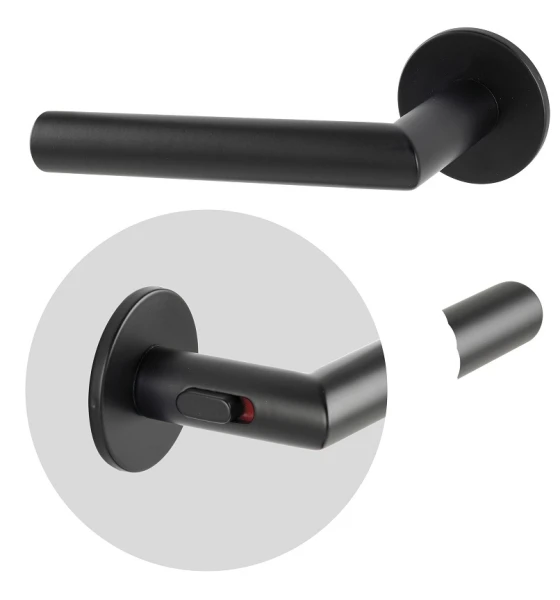 Ручка AKRA Cosmo WC R Lock BK univ, 50-57mm чорний