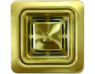 Сталевий квадратний адаптер Fabiano Nano Gold