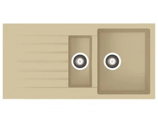 Кухонная мойка Fabiano Classic 100x50x15 Cream