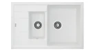 Кухонна мийка Fabiano Classic 78x50x15 Alpine White Фото №1