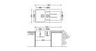 Кухонна мийка Fabiano Classic 78x50x15 Alpine White Фото №2