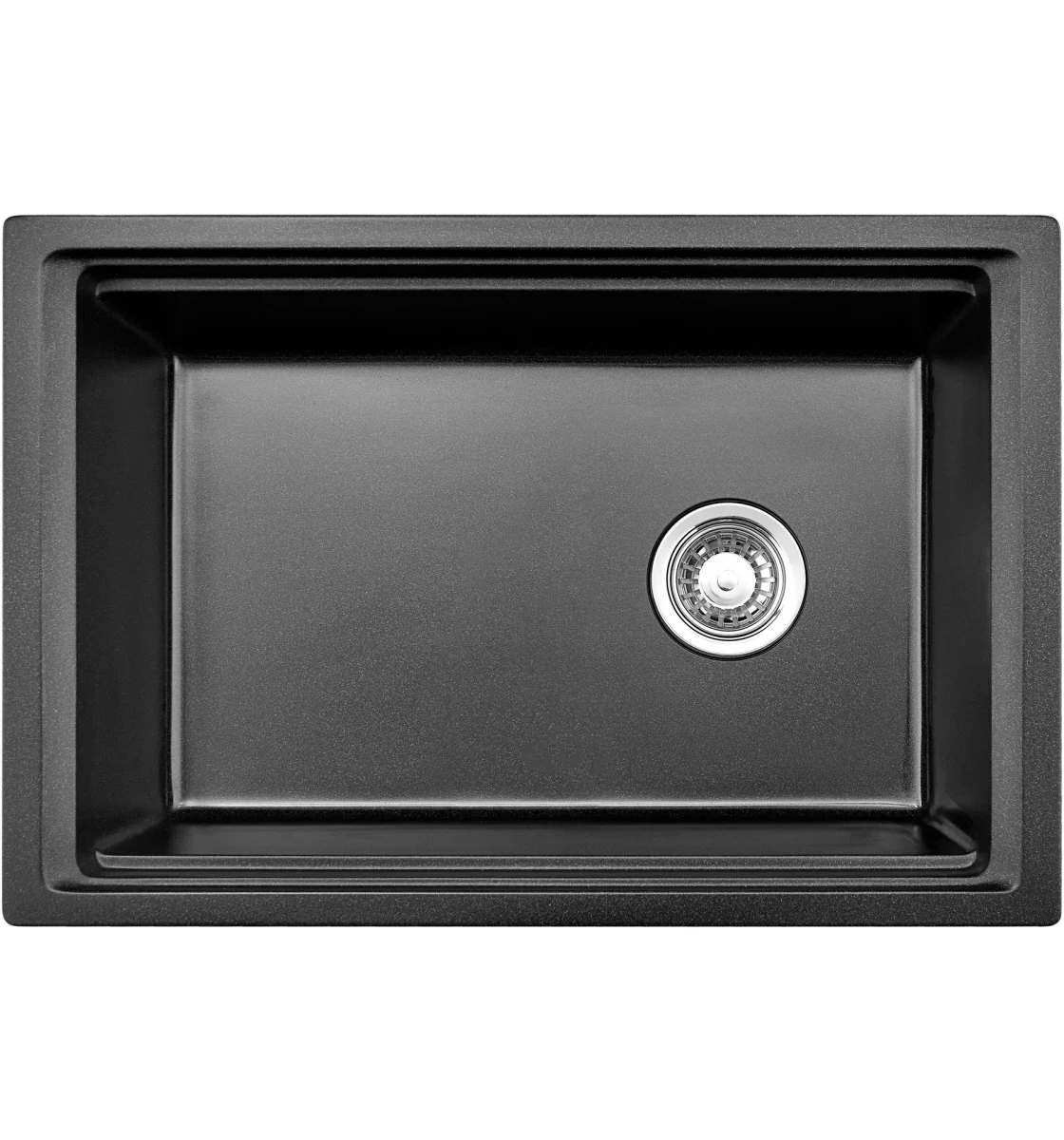 Гранітний кухонний мийний центр Fabiano Classic Center 68 Antracit