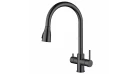 Змішувач кухонний Fabiano FKM 3122 Black Steel Фото №1