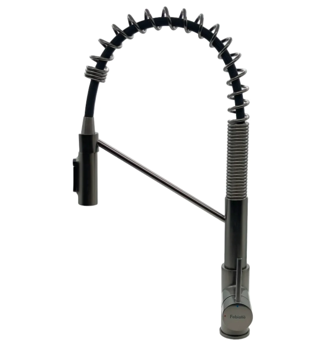 Змішувач кухонний Fabiano FKM 3128 Black Steel
