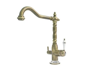 Смеситель кухонный Fabiano FKM 31.4 Brass-Antique