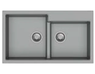Кухонна мийка Fabiano Navio 86x50x2 Grey Metallic