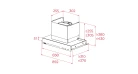 Витяжка кухонна Teka INTEGRA GFI 97350 EOS BK (113110004) чорний Фото №2