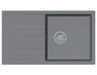Кухонная мойка Fabiano Classic 86x50 XL Beton