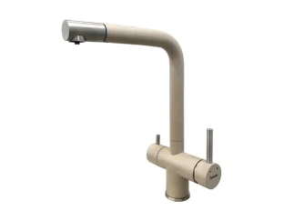 Смеситель кухонный Fabiano FKM 31.16P SS Beige