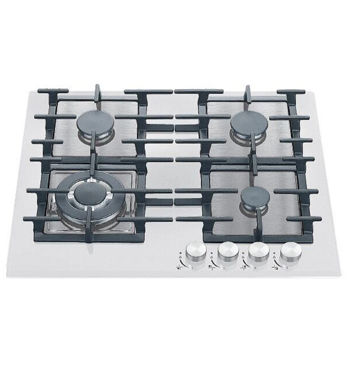 Газовая варочная поверхность Fabiano FHG 14-44 GH-T White Glass