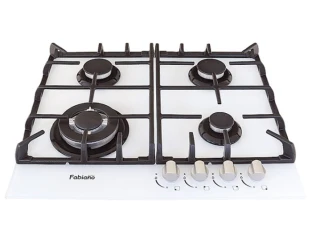 Газова варильна поверхня Fabiano FHG 10-44 GH-T White Glass
