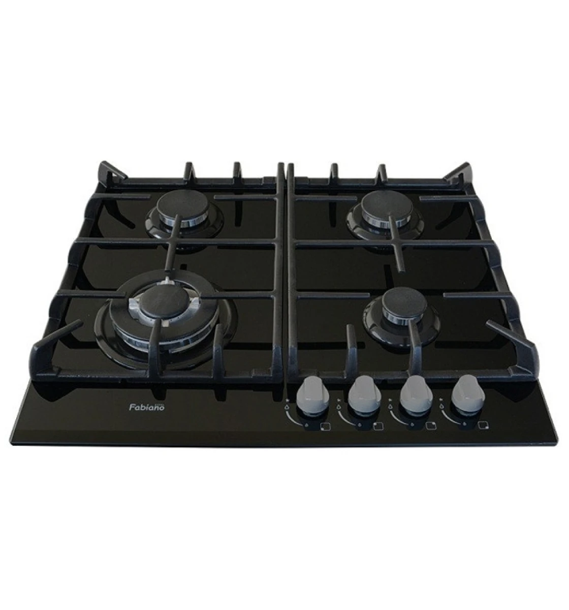 Газова варильна поверхня Fabiano FHG 10-44 GH-T Black Glass
