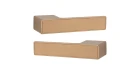 Дверна ручка STILE EHIME WC RTH світло коричневий LIGHT BROWN Фото №1